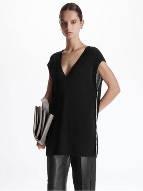 COS V Neck Knit Vest